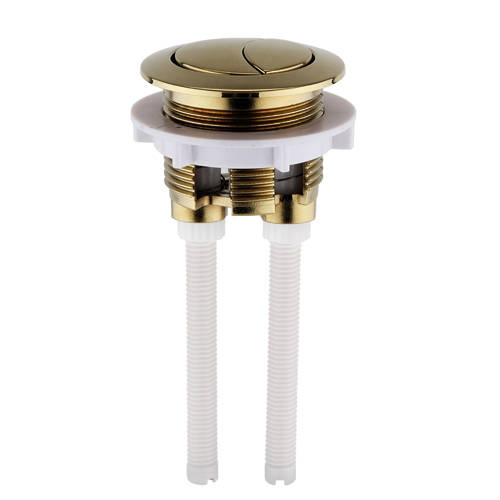 Additional image for Cistern Push Button (38mm Hole, Brushed Brass).