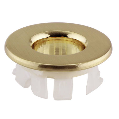 Additional image for Basin Overflow Ring (Brushed Brass).