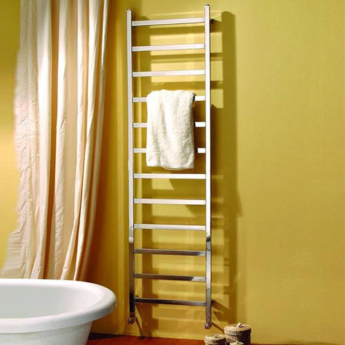 Additional image for Connecticut Heated Towel Rail 350x1800mm (S Steel).