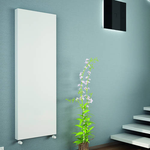Additional image for Kompact Vertical Radiator 300x1800mm (DC, White).