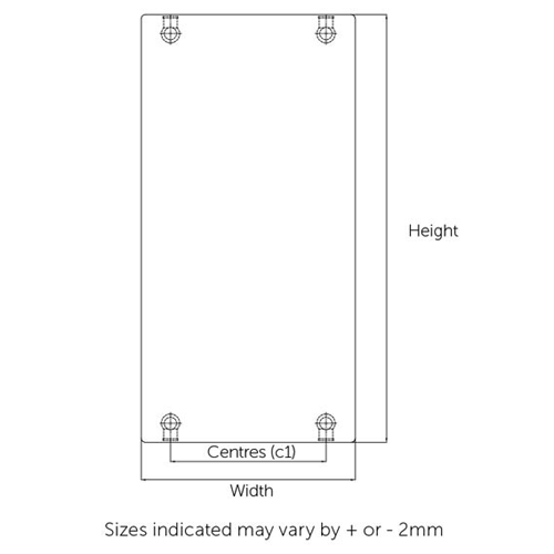 Additional image for Premium Kompact Vertical Radiator 300x1800mm (DC, White).