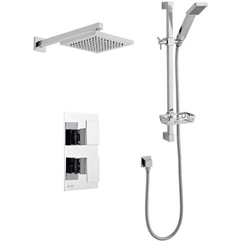 Additional image for Shower Valve, Slide Rail Kit With Head & Arm (Option 3).