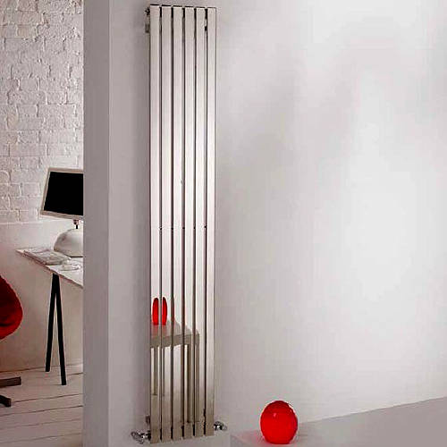 Additional image for Florida Vertical Radiator 290W x 1800H mm (Stainless Steel).