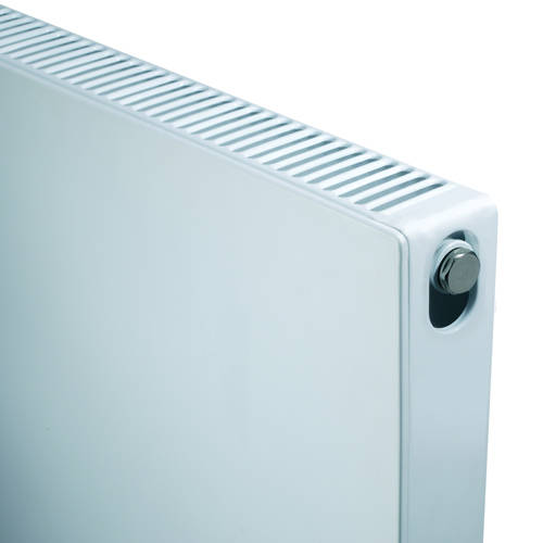 Additional image for Kompact Horizontal Radiator 600x400mm (DC, White).