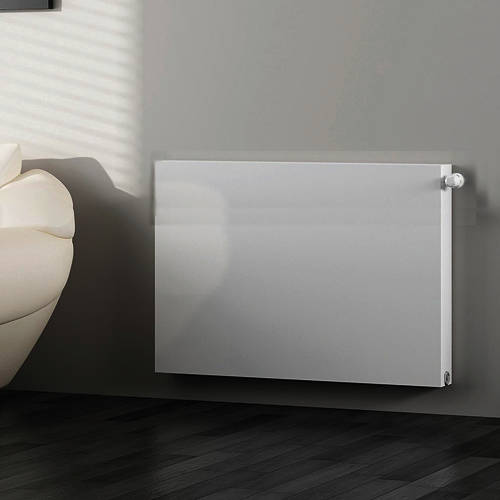 Additional image for Kompact Horizontal Radiator 1600x600mm (DC, White).