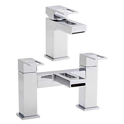 Additional image for Basin & Bath Filler Tap Pack (Chrome).