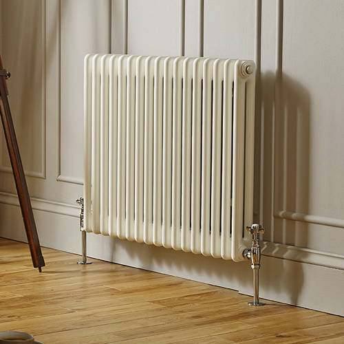 Additional image for Laser Klassic Horizontal Radiator 830x600mm (2 Col, White).