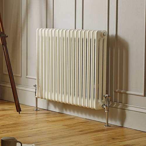 Additional image for Laser Klassic Horizontal Radiator 830x600mm (3 Col, White).