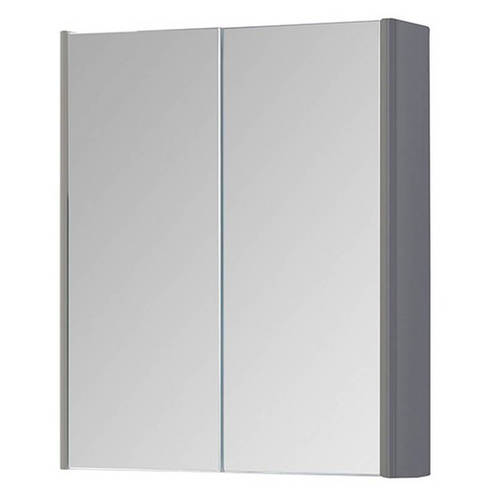 Additional image for Mirror Cabinet 500mm (Cool Grey).