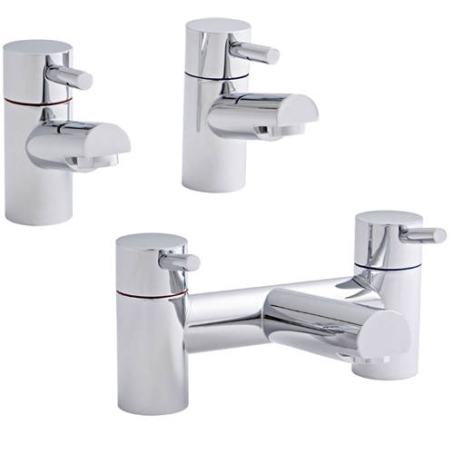 Additional image for Basin & Bath Filler Tap Pack (Chrome).