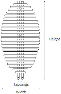 Additional image for San Jose Heated Towel Rail 600W x 1300H mm (Chrome).