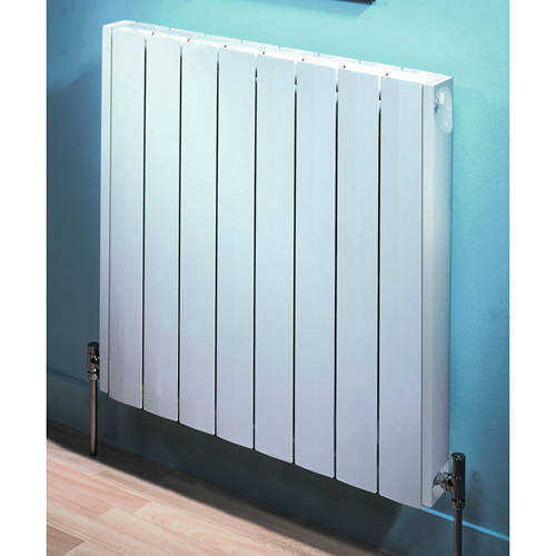 Additional image for Vermont Aluminium Radiator 400W x 681H mm (White).