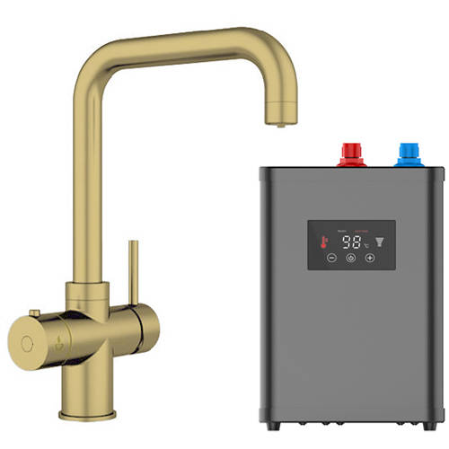 Additional image for Delta Digital 3 In 1 Boiling Water Kitchen Tap (Brushed Gold, 2.4L).