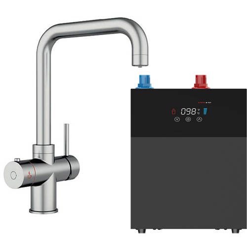 Additional image for Delta Digital 3 In 1 Boiling Water Kitchen Tap (Brushed Nickel, 4.0L).