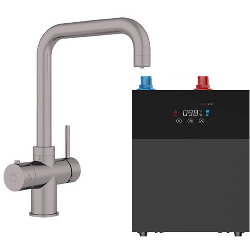 Additional image for Delta Digital 3 In 1 Boiling Water Kitchen Tap (Gun Metal Grey, 4.0L).