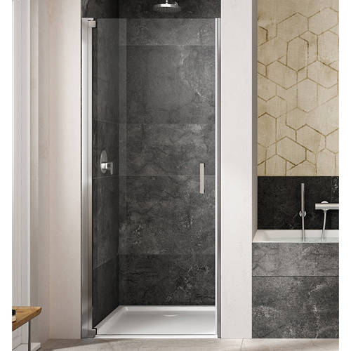 Additional image for Amare Semi-Frameless Pivot Shower Door (900x2000mm, LH).