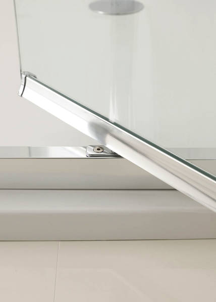Additional image for Narva Pivot Shower Door With 8mm Glass (800x2000mm).