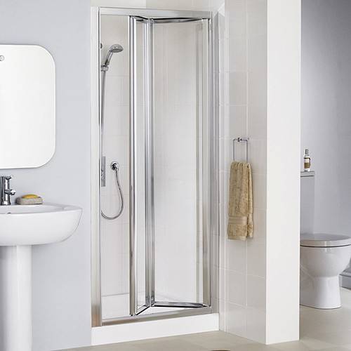 Additional image for 750mm Framed Bi-Fold Shower Door (Silver).