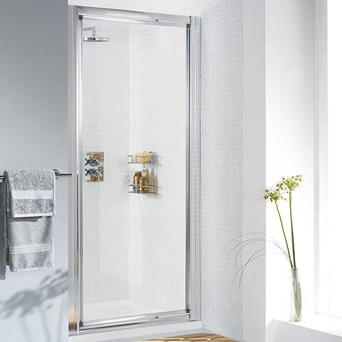 Additional image for 800mm Framed Pivot Shower Door (Silver).