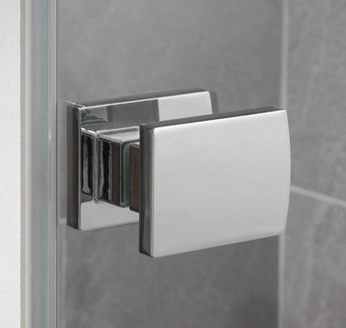 Additional image for Barbados Frameless Hinged Shower Door (750x2000mm).