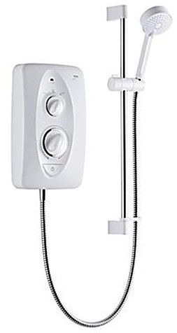 Additional image for Jump Electric Shower (White & Chrome, 10.5kW).