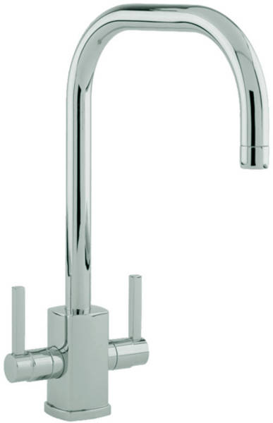 Additional image for Kitchen Mixer Tap With U Spout (Pewter).