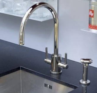 Additional image for Kitchen Tap With Rinser & C Spout (Chrome).