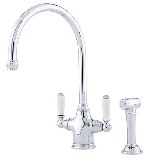 Additional image for Kitchen Tap With Rinser (Chrome).