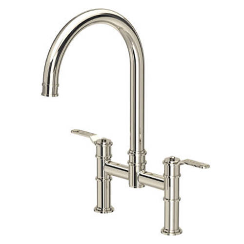 Additional image for Kitchen Tap With Lever Handles (Nickel).