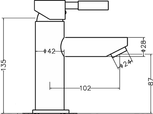 Additional image for Basin Mixer Tap (Chrome).