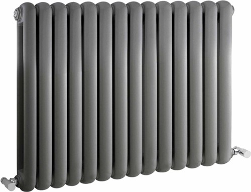 Additional image for Salvia Double Radiator. 3964 BTU (Anthracite). 863x635mm.
