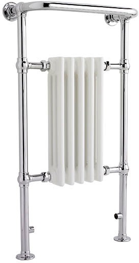 Additional image for Harrow Traditional Heated Towel Rail. 540x965mm.