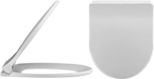 Additional image for Standard D-Shape Soft Close Toilet Seat.