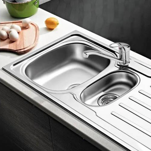 Additional image for Vera Kitchen Sink 1000x500mm (Reversible, 1.5 Bowls).