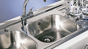 Additional image for Kitchen Sink & Waste. 860x435mm (Reversible, 1 Tap Hole).