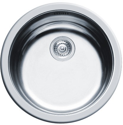 Additional image for Round Kitchen Sink & Waste. 450mm Diameter.