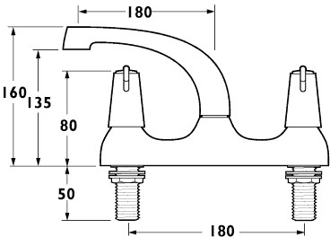 Additional image for Kitchen Sink, Waste & Tap. 940x490mm (Right Hand).