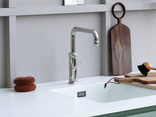 Additional image for Square Boiling Water Kitchen Tap. COMBI (Polished Chrome).