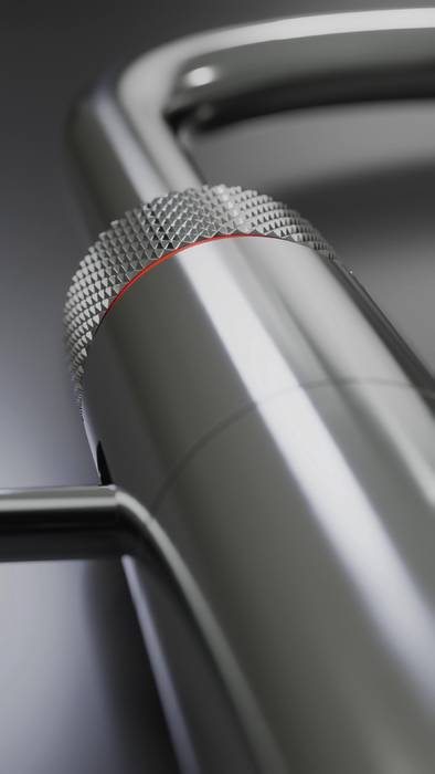 Additional image for Square Boiling Water Kitchen Tap. COMBI (Polished Chrome).