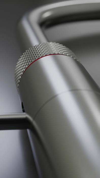 Additional image for Square Boiling Water Kitchen Tap. COMBI (Stainless Steel).