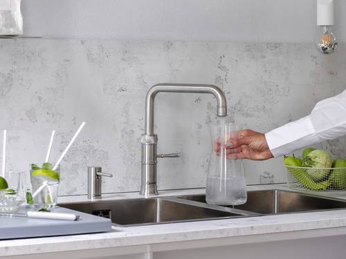 Additional image for Square Boiling Water Kitchen Tap. PRO3 (Stainless Steel).