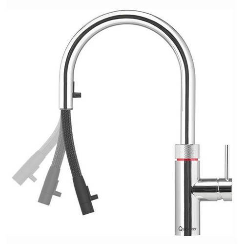 Additional image for 3 In 1 Boiling Water Kitchen Tap. COMBI (PRE ORDER - Patinated Brass).