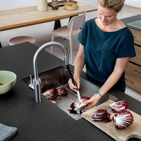 Additional image for 3 In 1 Boiling Water Kitchen Tap. COMBI (Polished Chrome).