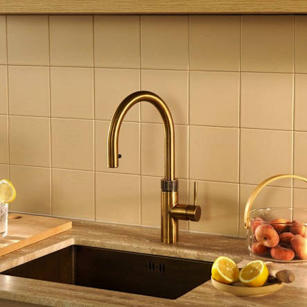 Additional image for 3 In 1 Boiling Water Kitchen Tap. PRO3 (PRE ORDER - Patinated Brass).