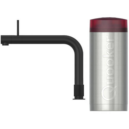 Additional image for Front Boiling Water Kitchen Tap. COMBI (3-in-1, Black).