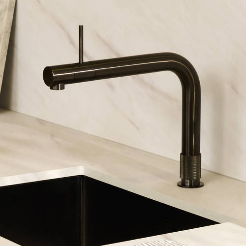 Additional image for Front Boiling Water Kitchen Tap. COMBI (3-in-1, Black).