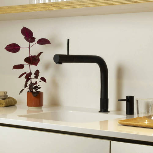 Additional image for Front Boiling Water Kitchen Tap. COMBI (3-in-1, Black).