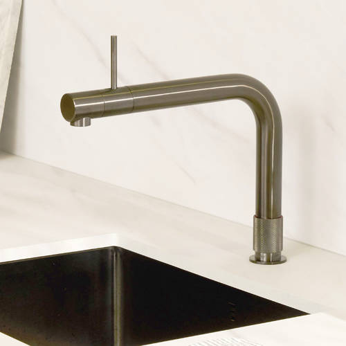 Additional image for Front Boiling Water Kitchen Tap. COMBI (3-in-1, Gunmetal).