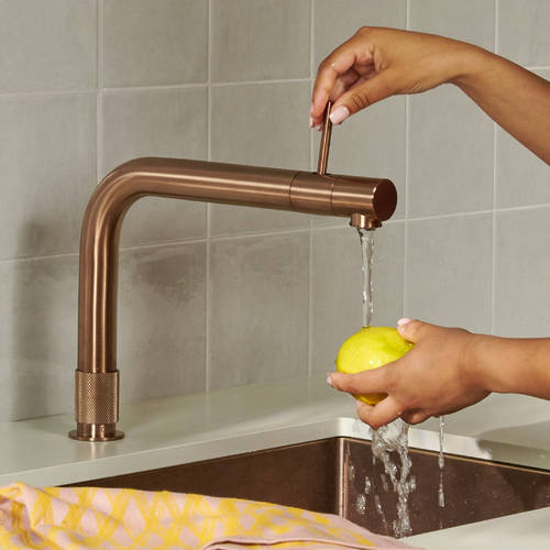 Additional image for Front Boiling Water Kitchen Tap. COMBI (3-in-1, Rose Copper).
