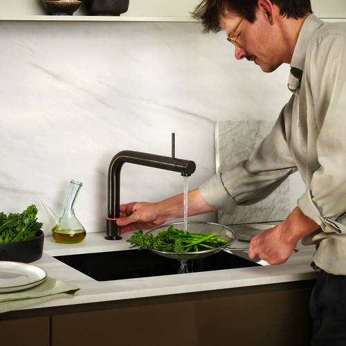 Additional image for Front Boiling Water Kitchen Tap. PRO3 (3-in-1, Black).